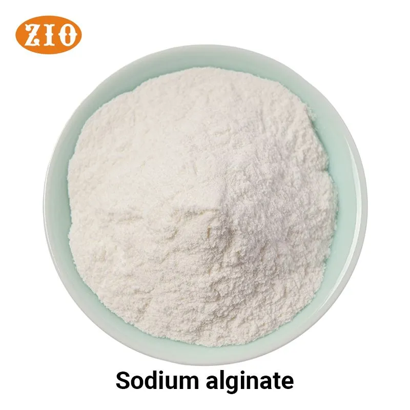 Food Grade Sodium Alginate Beverage Ice Cream Powder Granules White/brown